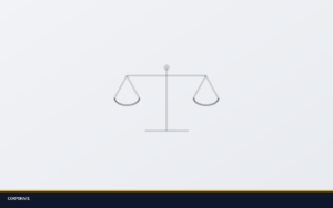 Scales of justice illustration for Corporate stories